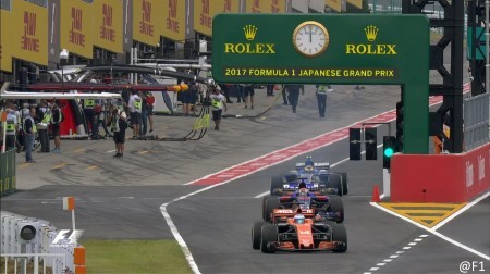 2017年F1第16戦日本GP、FP3結果