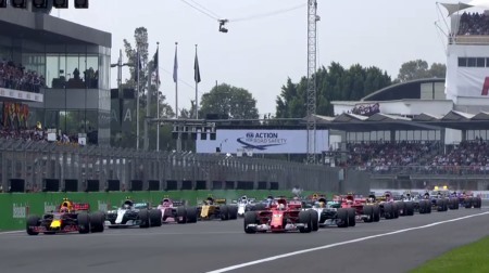 2017年F1第18戦のスタート