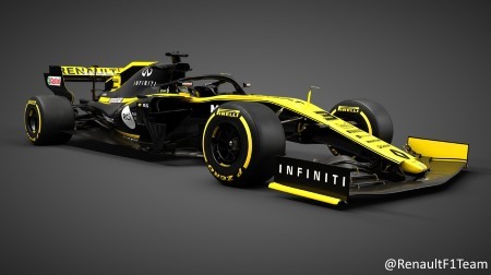 ルノー、2019F1新車「R.S.19」を発表