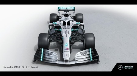 メルセデス、2019新車「F1 W10 EQ Power+」を発表