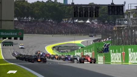 2019年F1第20戦のスタート