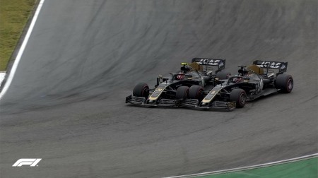 グロージャンとマグヌッセンが三度接触＠F1ドイツGP
