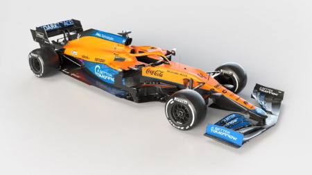 マクラーレン、2021年F1新車MCL35Mを公開