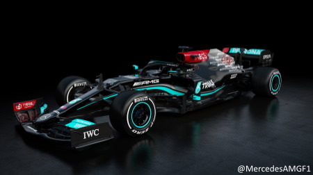 メルセデス、2021年F1新車W12を発表