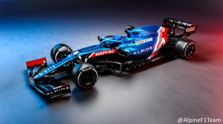 F1新車アルピーヌA521発表