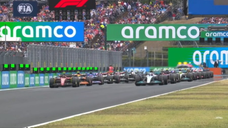 2022年F1第13戦のスタート