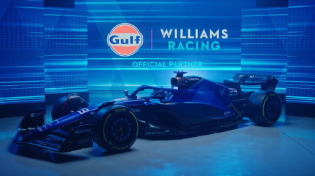 2023F1新車発表：ウィリアムズFW45※カラーリング