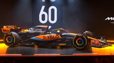 2023F1新車発表：マクラーレンMCL60