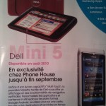 Dell Mini 5 sous Android : Bientôt chez The Phone House