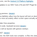 La version finale du SDK d’Android 3.0 est disponible