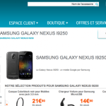 Samsung Galaxy Nexus I9250 : Bouygues Telecom ? SFR ?