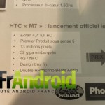 Le HTC M7 serait lancé officiellement le 8 mars à 649,90 euros !