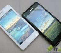 Comparatif Xperia M et L