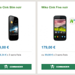 B&YOU vient de référencer les Wiko Cink Slim et Cink Five