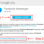 Facebook Messenger : un nouveau programme bêta est lancé