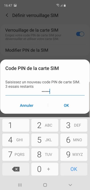 changer code pin samsung 6