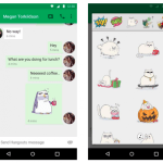 Hangouts adopte enfin les stickers