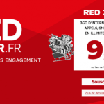 Bon plan : le forfait RED 3 Go de SFR à 9,99 euros pendant un an