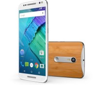 Moto X 3e gen Style- Blanc Bamboo Double