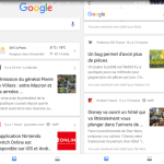 L’application Google propose un fil d’actu personnalisé