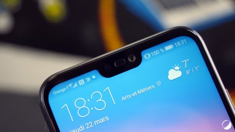 Huawei P20 Lite notch