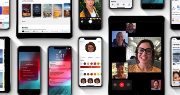 La photo de famille pour la sortie d'iOS 12 en 2018 // Source : Apple