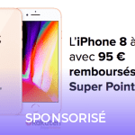 L’iPhone 8 en promotion à 633 euros avec 95 euros de remboursés en bon d’achat