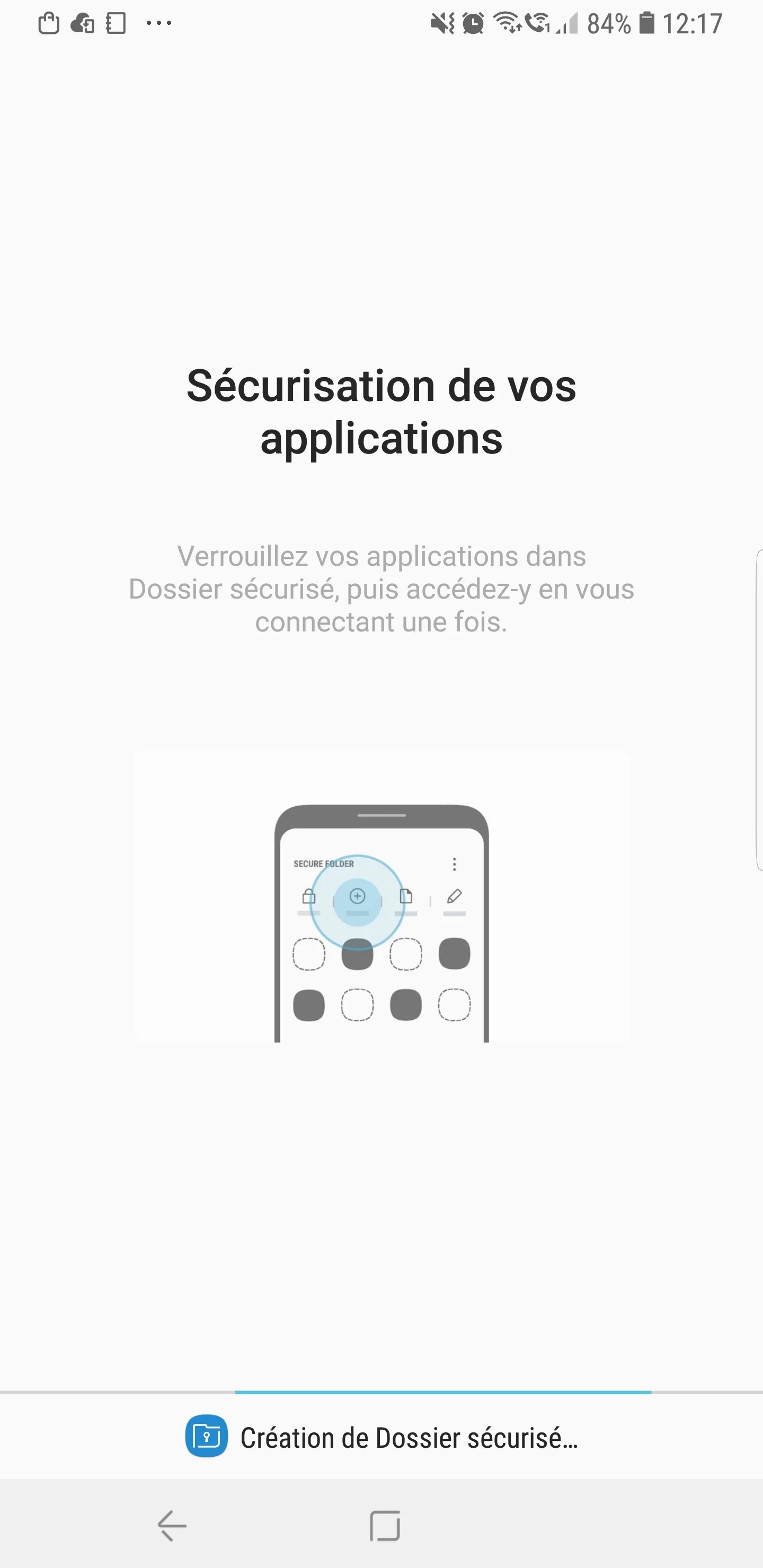 Dossier sécurisé Galaxy Note 9 a