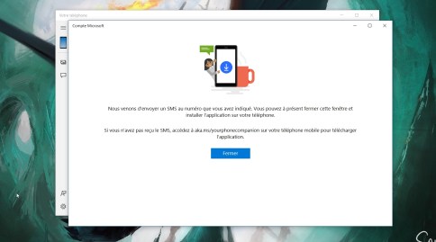 Windows 10 Votre téléphone SMS Android (1)