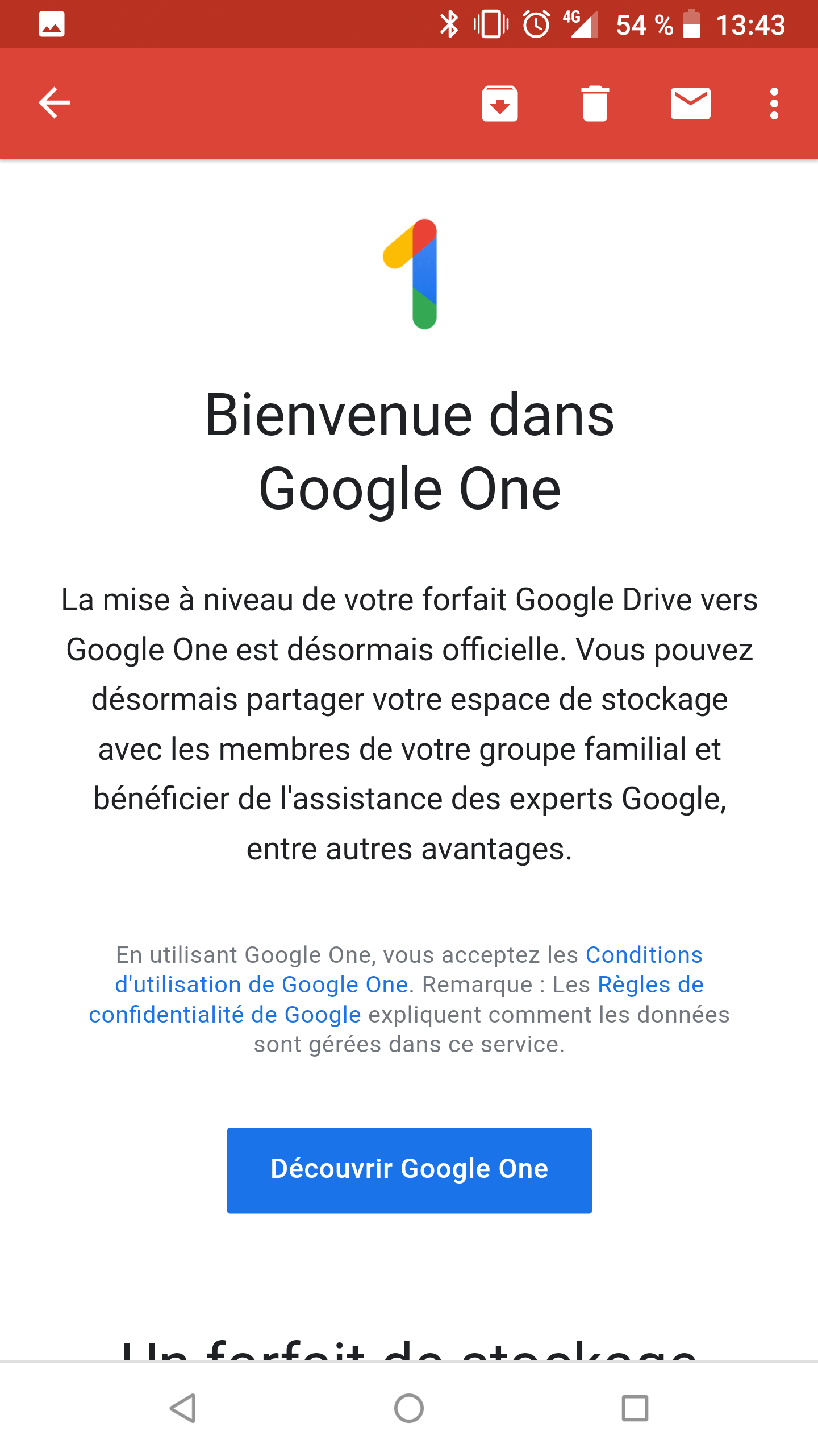Google One tarif en France (5)