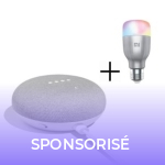 Dernières heures : le Google Home Mini avec une ampoule Xiaomi Mi LED Smart Bulb est à 59 euros jusqu’à lundi prochain