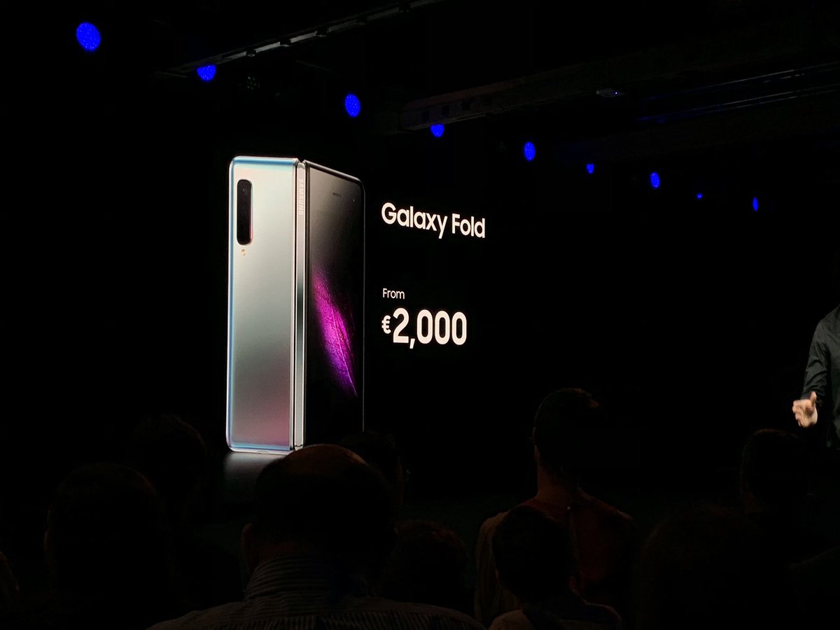 Samsung Galaxy Fold 2000 euros