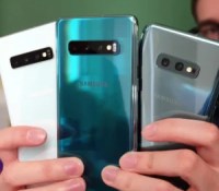 Le Galaxy S10 est assez vieux pour avoir l'ancien logo Frandroid et Otaxou en modèle