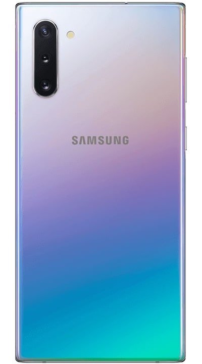 Samsung Galaxy Note 10 bleu d