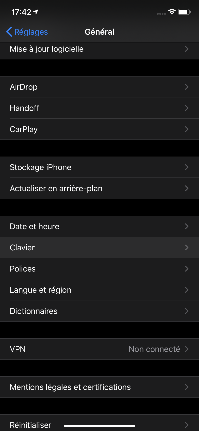 saisie gestuelle ios 2