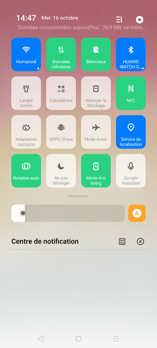 ColorOS Oppo Reno 2