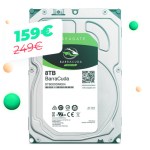 Le disque dur Seagate Barracuda 8 To à 167 euros pour le Cyber Monday