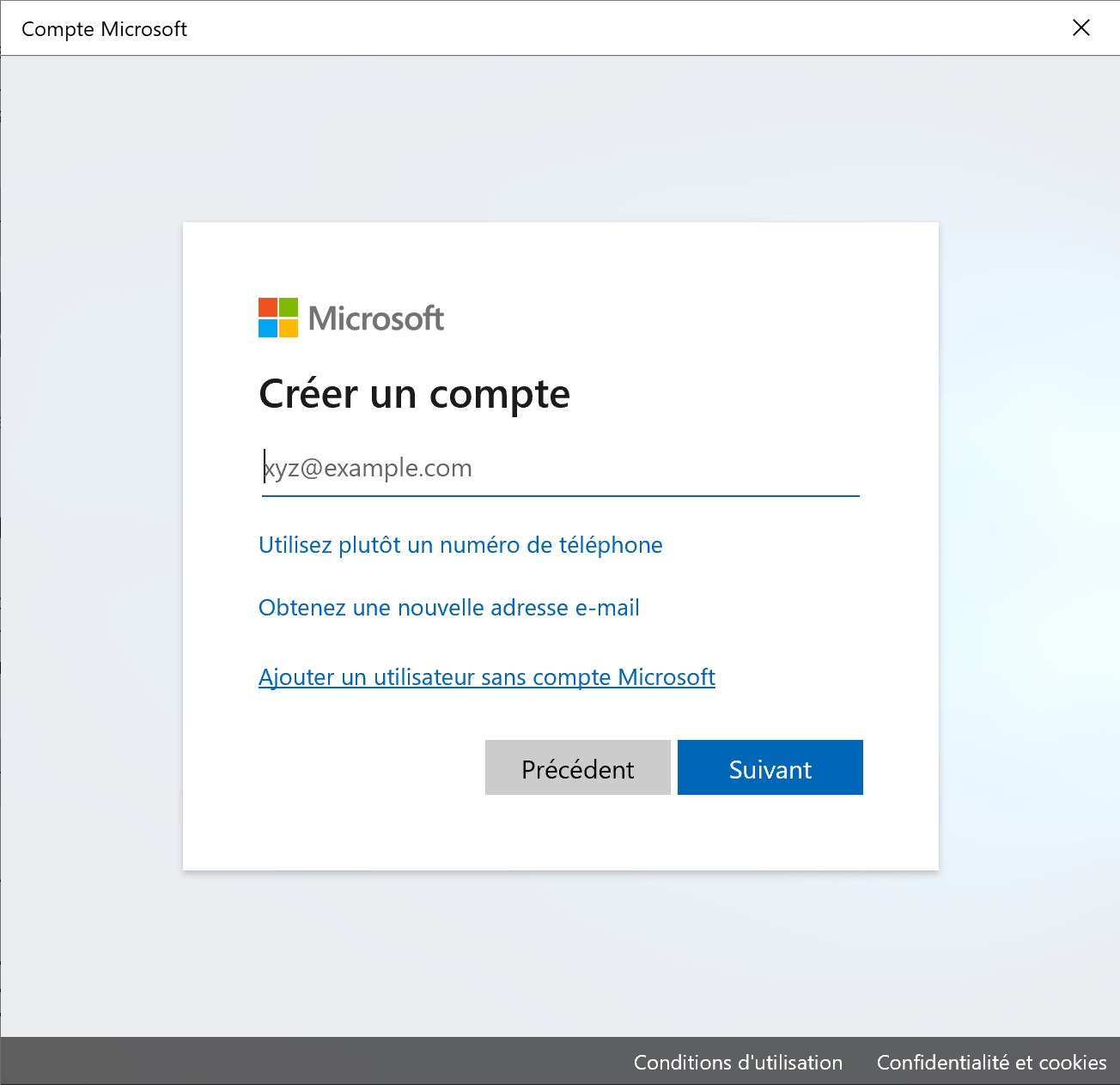 Nouvel utilisateur Windows 4