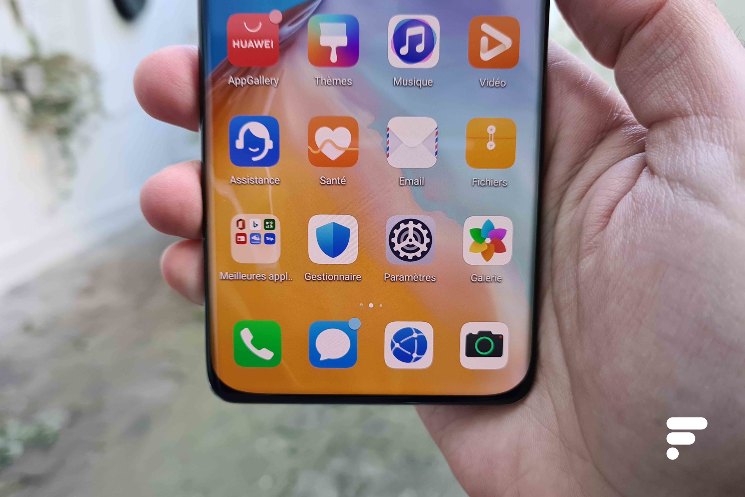 Huawei P40 Pro écran bas