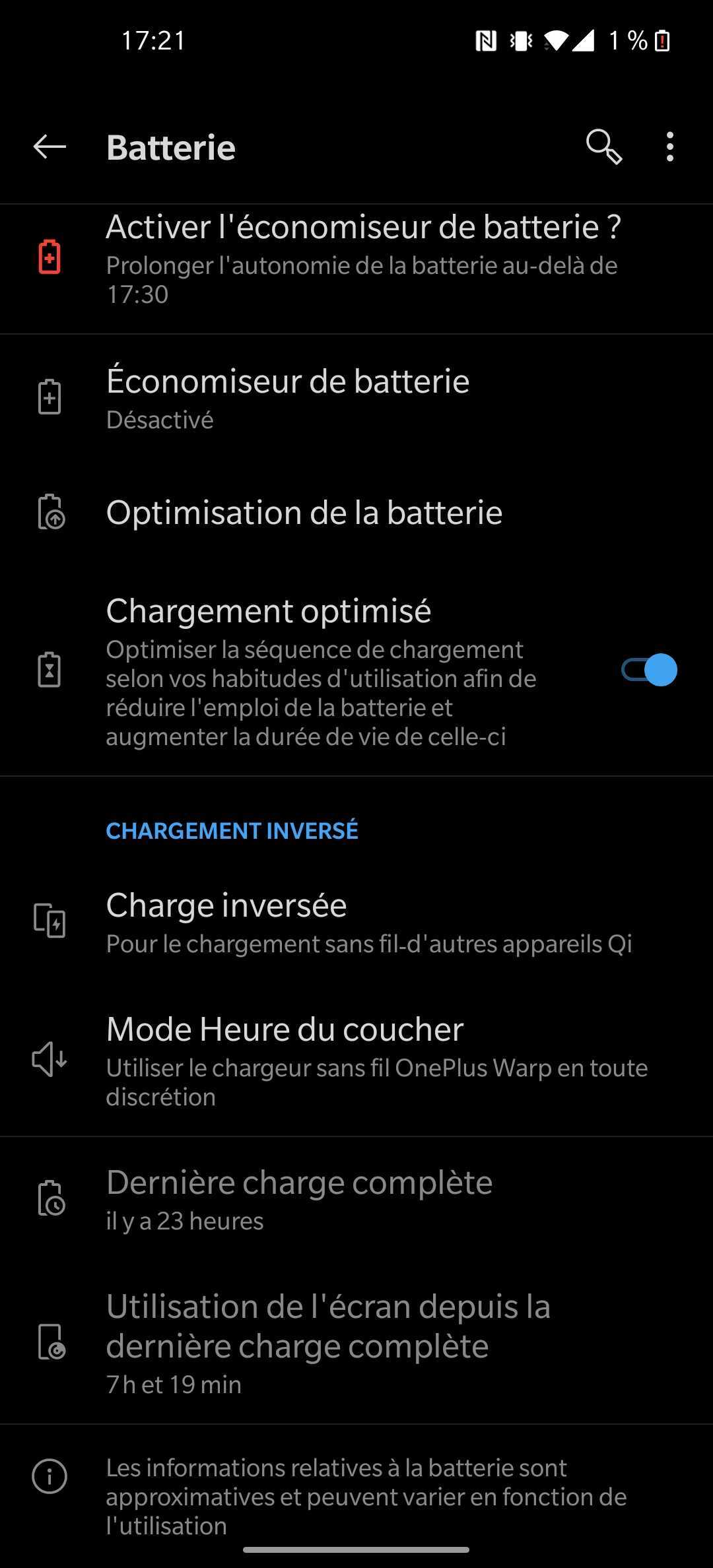 Autonomie du OnePlus 8 Pro