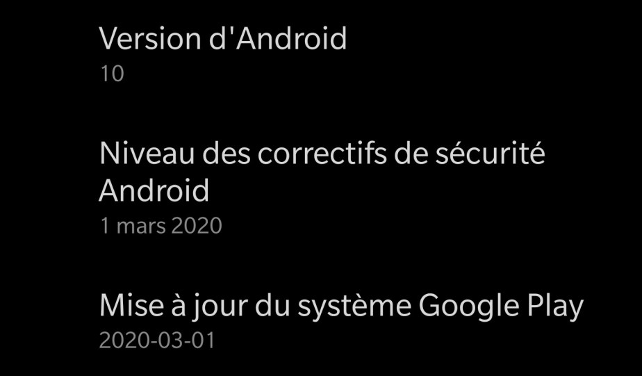 Niveau mise à jour du OnePlus 8 Pro