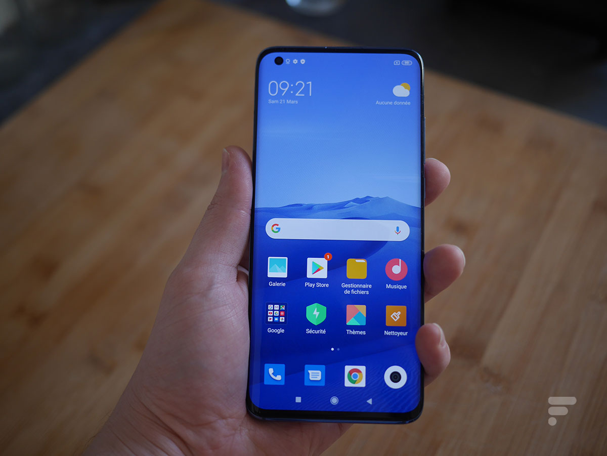 L'écran du Xiaomi Mi 10