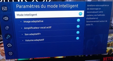 Chaque option peut être gérée individuellement