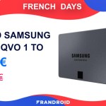 Le SSD Samsung 860 QVO 1 To a attendu les French Days pour revenir à moins de 100 €