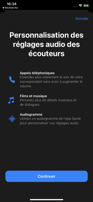 Les options de personnalisation des réglages audio dans iOS 14