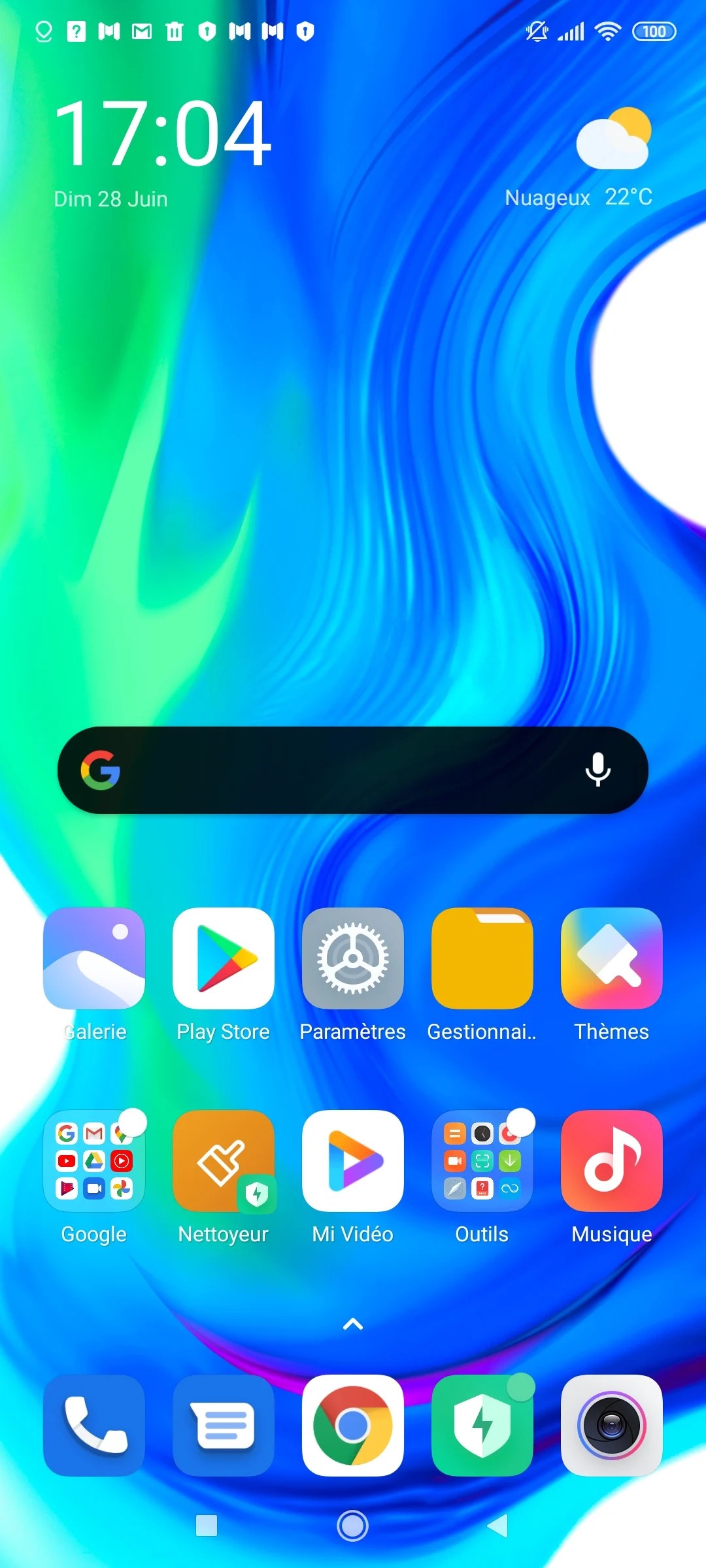 Xiaomi Poco F2 Pro accueil