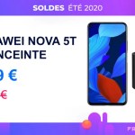 Le Huawei Nova 5T (avec services Google) passe sous les 300 € lors des soldes