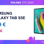 Galaxy Tab S5e : le prix de tablette de Samsung chute pendant les soldes