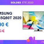 200 euros de remise pour le TV Samsung Q80T compatible 4K/120 Hz (HDMI 2.1)