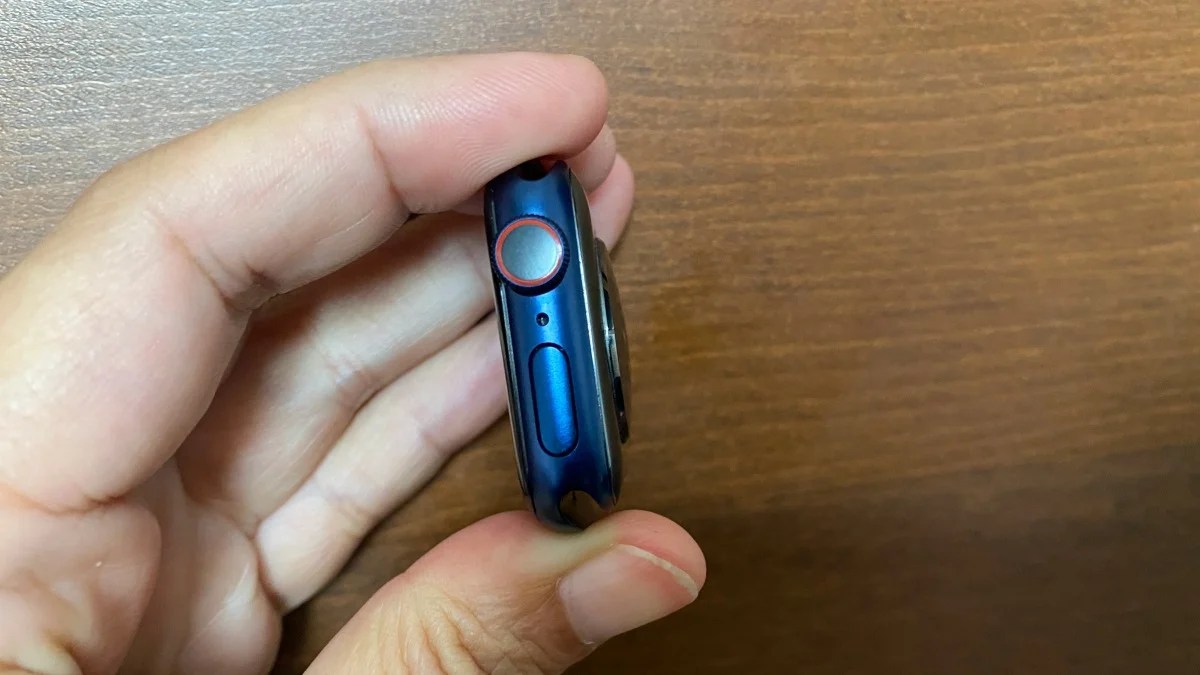 Le boîtier bleu aluminium de l'Apple Watch Series 6